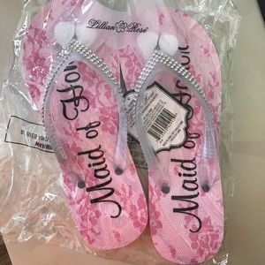 Maid of honor flip flops